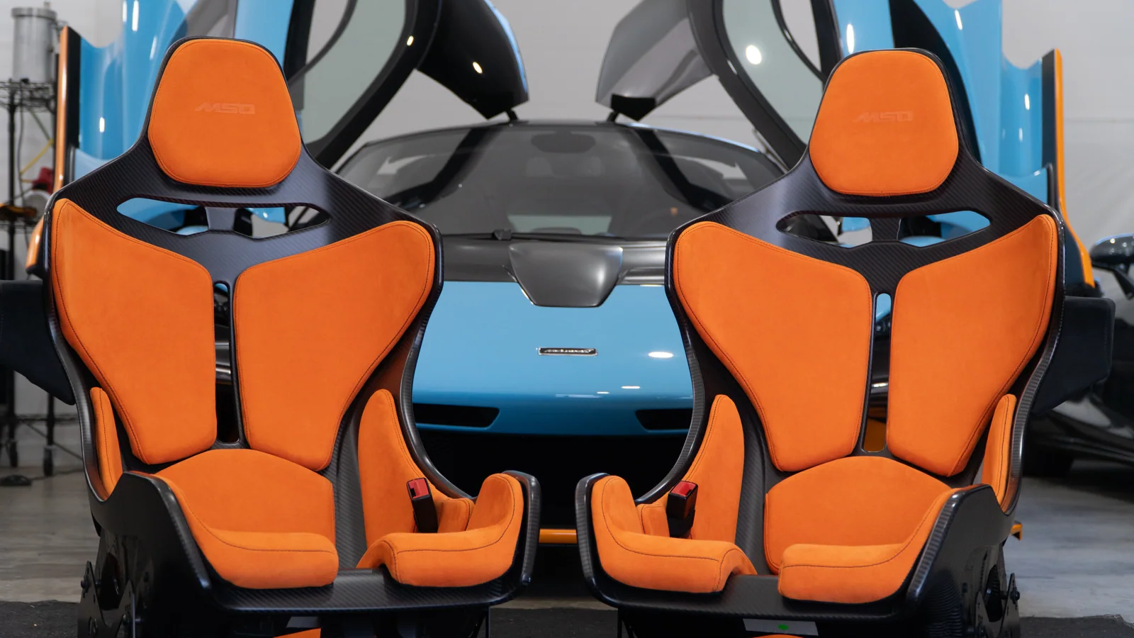 McLaren Senna interior retrimmed in McLaren Orange Alcantara — photograph 6