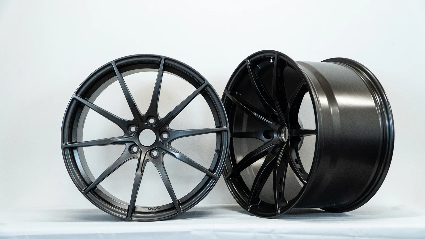 MMCW3 forged wheels, paired studio view