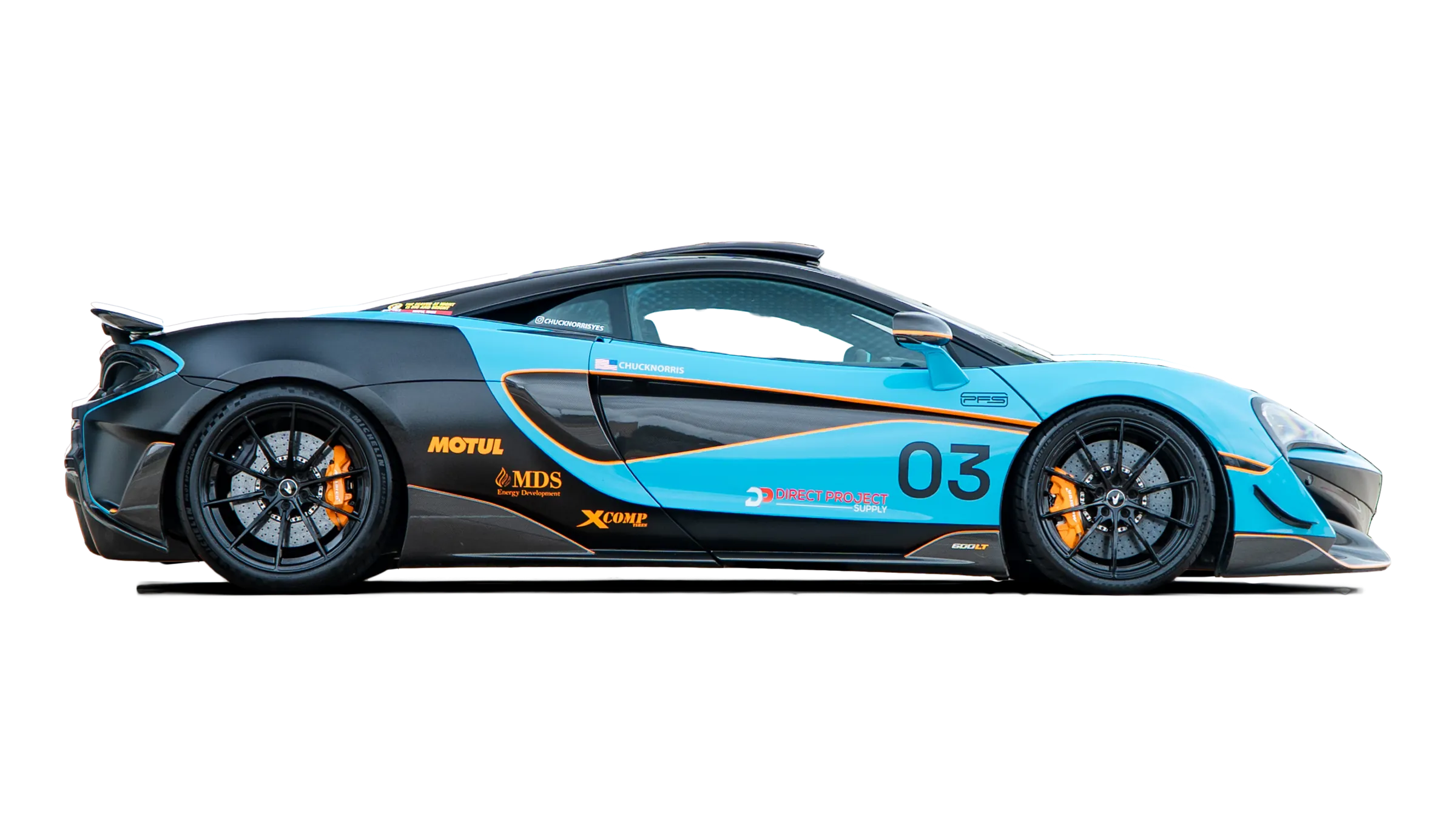 McLaren 600LT lowered 15 millimetres
