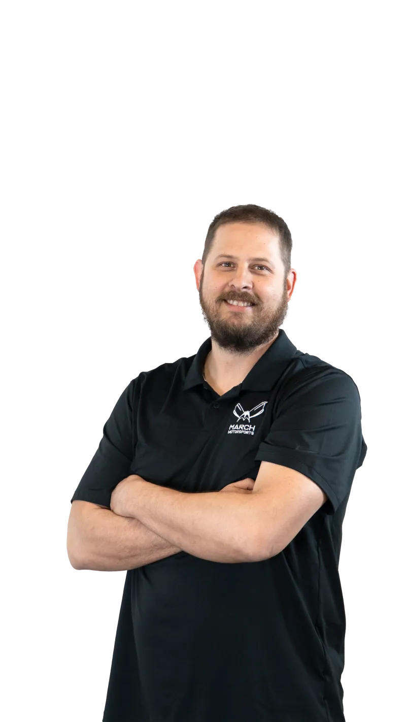 TJ Tierney, lead Aston Martin technician of March Motorsports