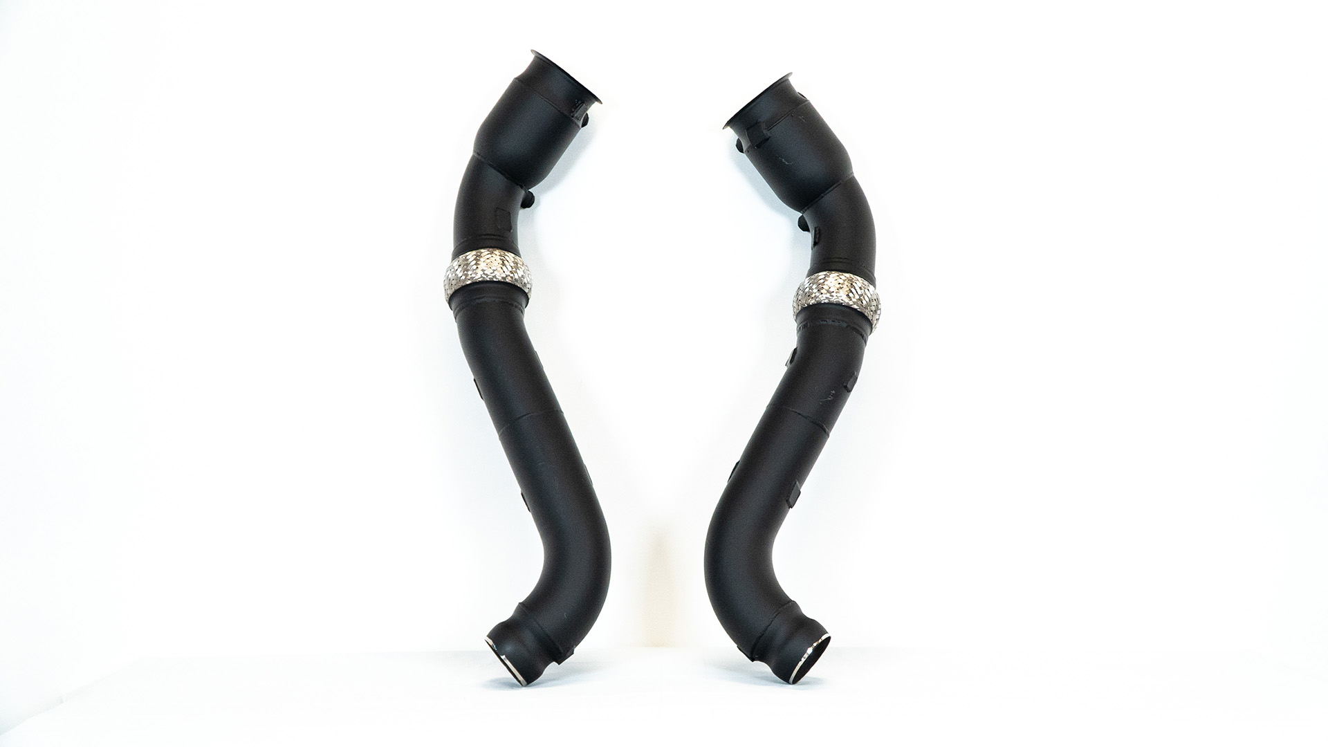 Pair of March Motorsports high-flow downpipes for the McLaren 570S and 620R