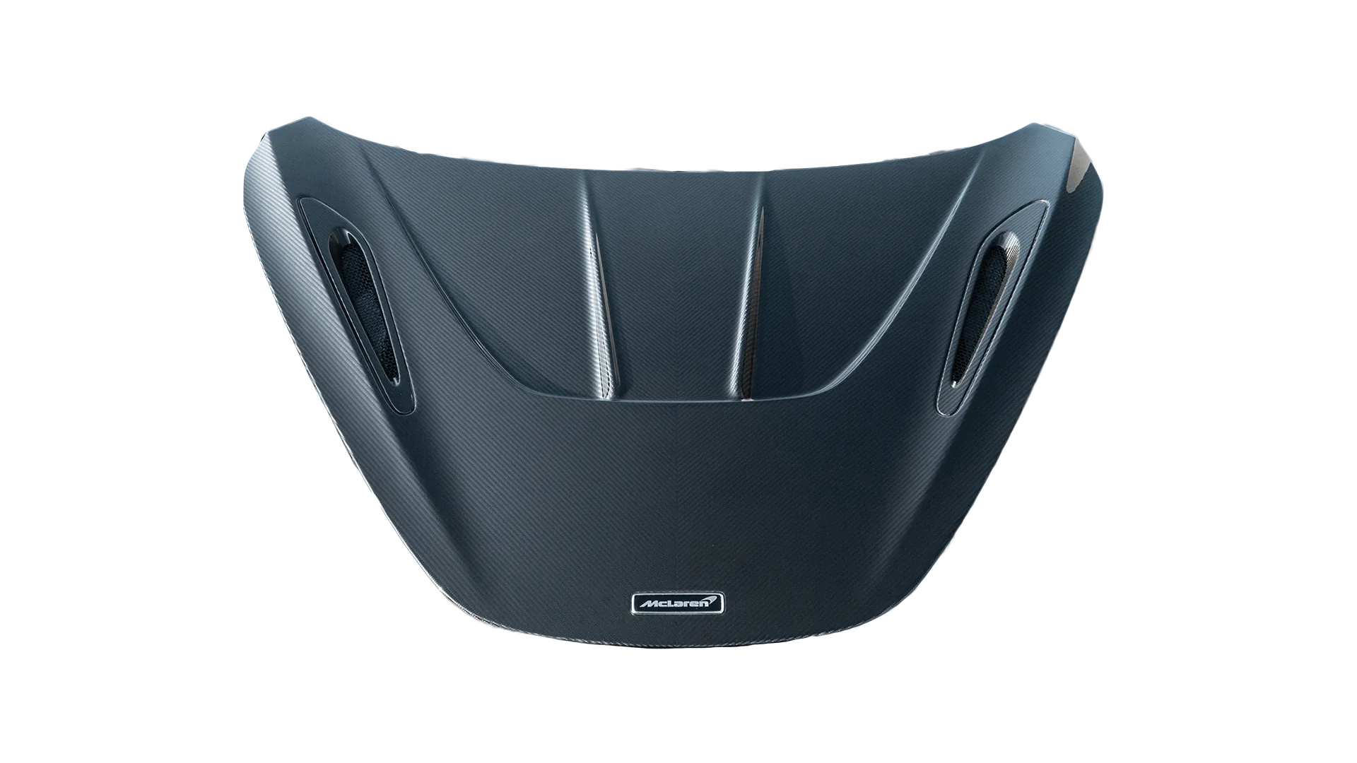 Carbon fiber hood for the McLaren 720S, studio product view