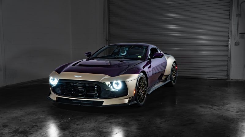 Aston Martin Valour visiting March Motorsports for service